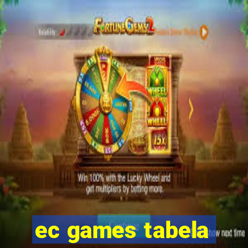 ec games tabela